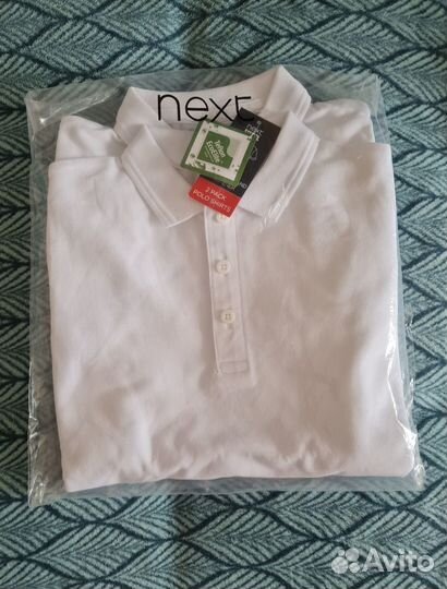 Рубашка поло next школьная на мальчика 8-10 лет