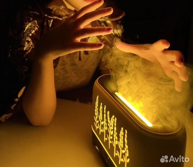 Ночник камин увлажнитель воздуха