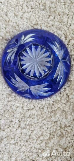 Конфетница, салатник цветное стекло