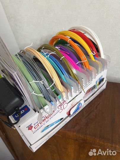 3Д ручка новая с трафаретами и пластиком