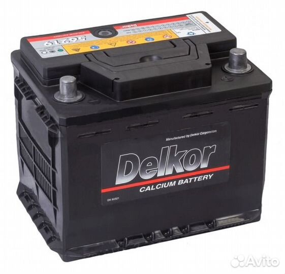 Аккумулятор Delkor 56030 (60R 525A 241x174x188) 60