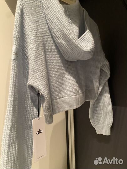 Кашемировый Худи с капюшоном на молнии Alo yoga