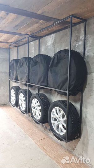 Стеллаж для хранения колес