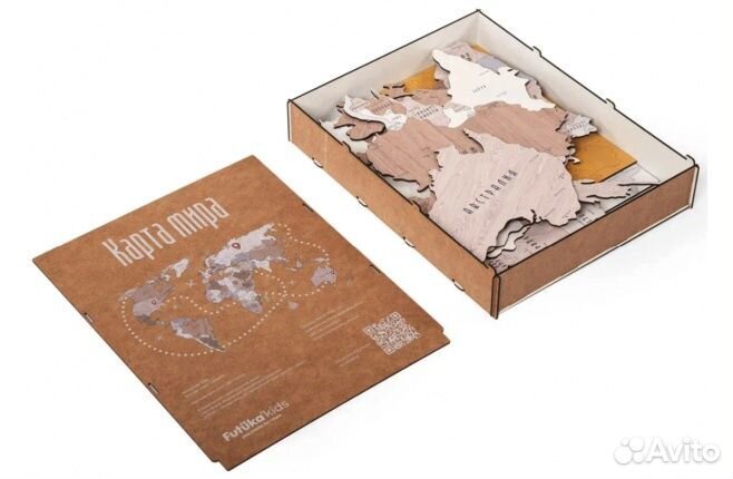 Карта мира объёмная