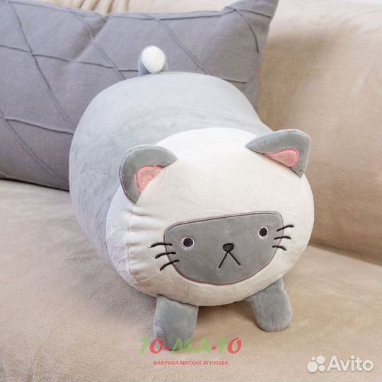 Мягкая игрушка кот-подушка