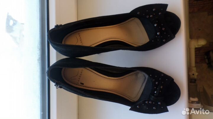 Итальянские замшевые туфли