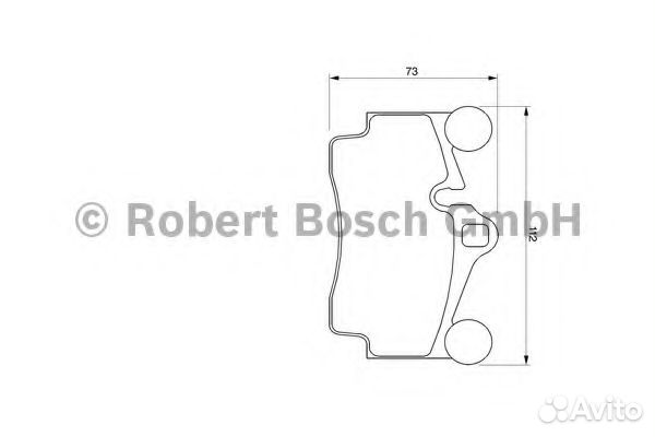 Колодки тормозные дисковые задние bosch 0986424741