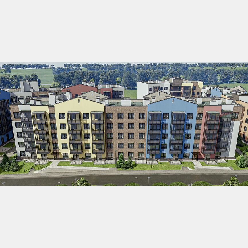 2-к. квартира, 57,8 м², 1/5 эт.