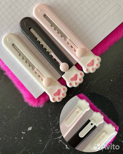 Канцелярский нож Лапка