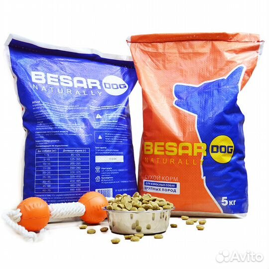 Сухой корм для собак besar