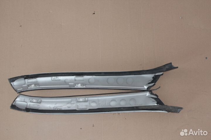 Пластиковые накладки с уплотнителем стекла