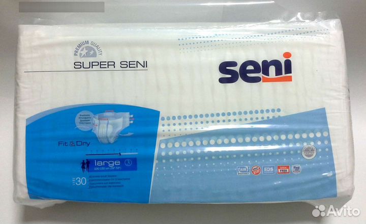Памперсы для взрослых seni 3