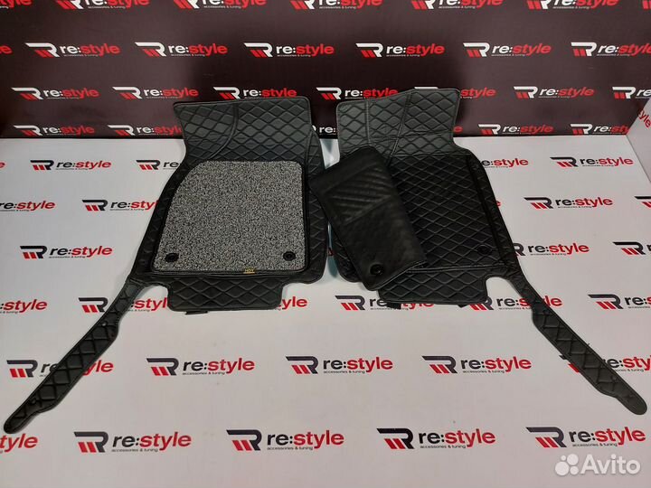 Ковры салона 3D Lexus RX350 10-15г Правый руль Чер
