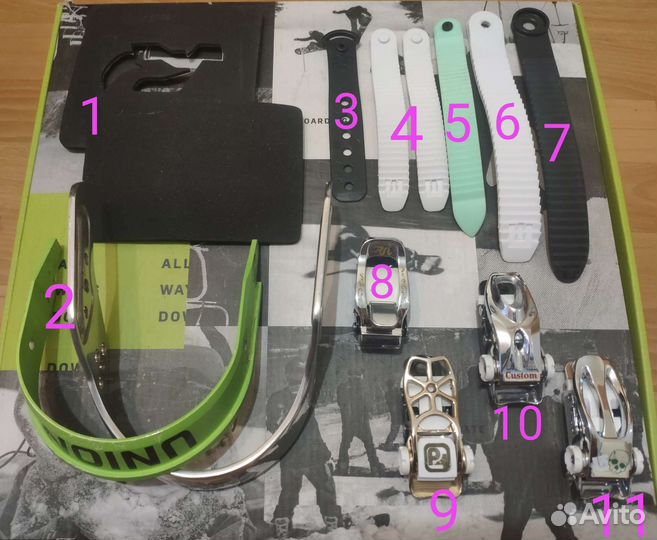 Запчасти для сноуборд креплений ботинок