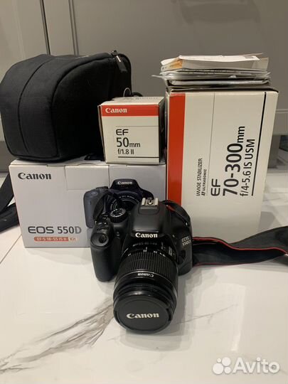 Canon 550d + обьективы