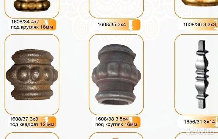 Балясины и узоры кованые