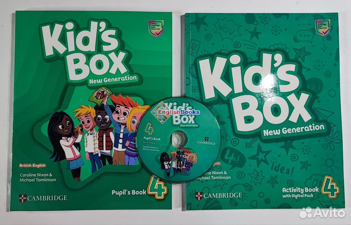 Kids box 4 New generation, комплект с CD