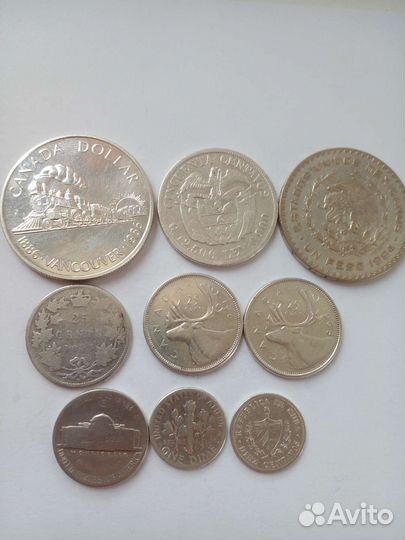 Монеты Америки XX век-серебро