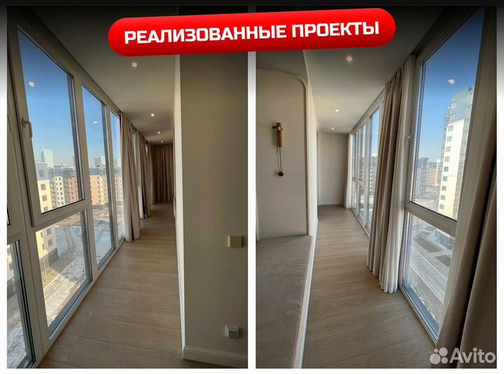 Балконный блок с дверью