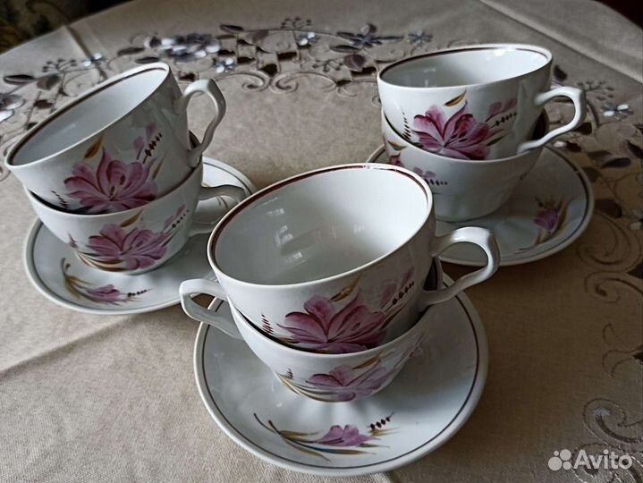 Чайный сервиз на 6 персон