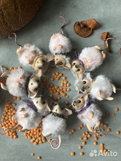 Игрушка мышонок ручная работа