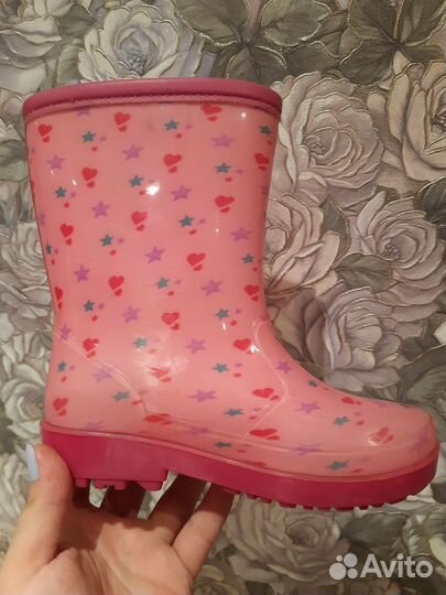 Резиновые сапоги для девочки