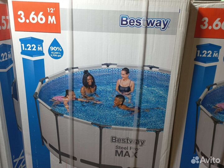 Каркасный бассейн 366 на 122 bestway56420