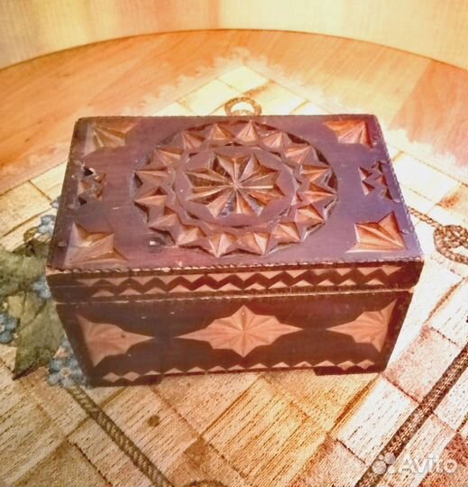 Шкатулка дерево винтаж СССР