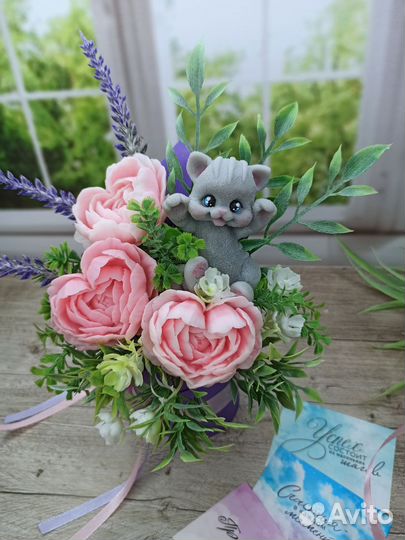 Букеты из мыла / ручная работа