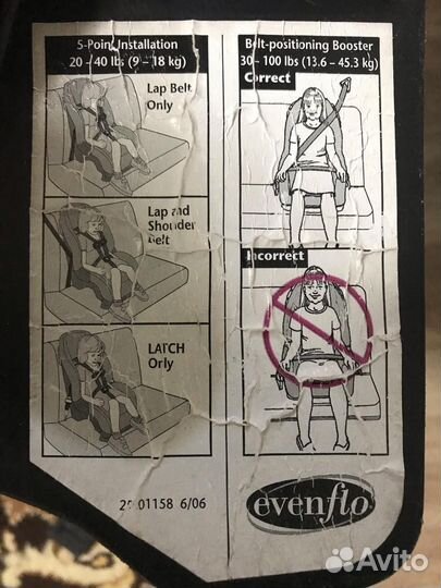 Детское автокресло