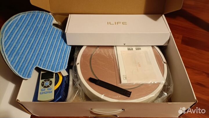 Робот пылесос ilife v7s + доп.комплект