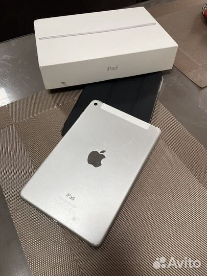 iPad mini 4 16gb wifi + sim + чехол и адаптер