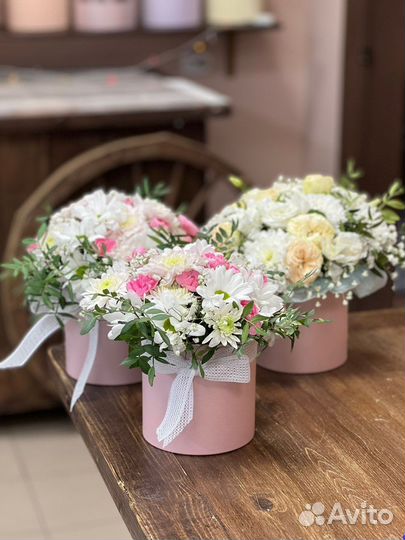 Цветы в коробке