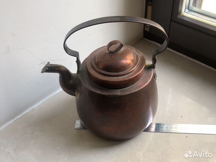 Чайник медный, паштетница