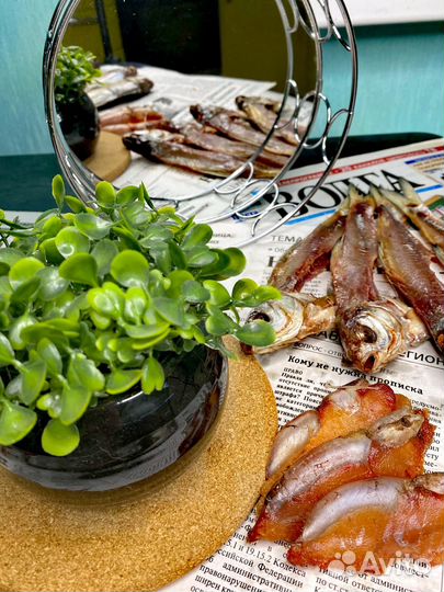 Отборная вяленая рыба и икра