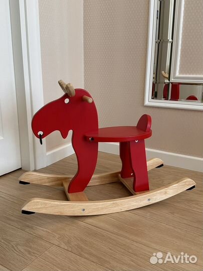 Качалка лось икеа