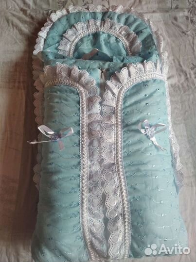 Конверт на выписку для мальчика весна осень