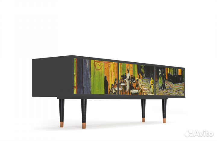 Тв-тумба T4 - Антрацит - Café Terrace AT Night