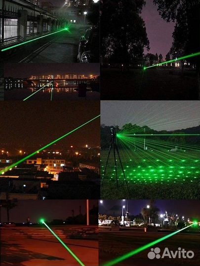 Лазерная указка Green Laser 303 (Черный)