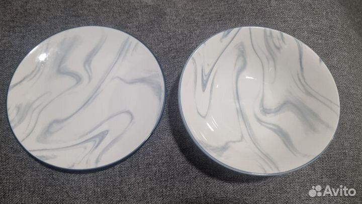 Тарелка и пиала