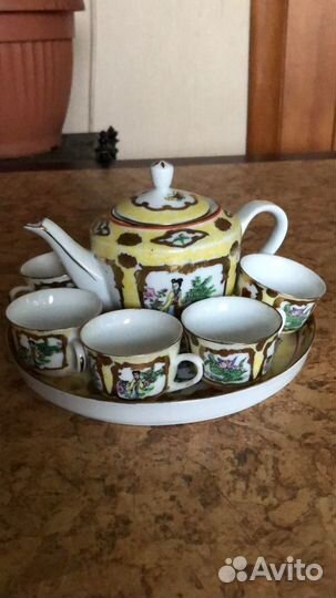 Чайный сервиз, фарфор, Китай времён СССР