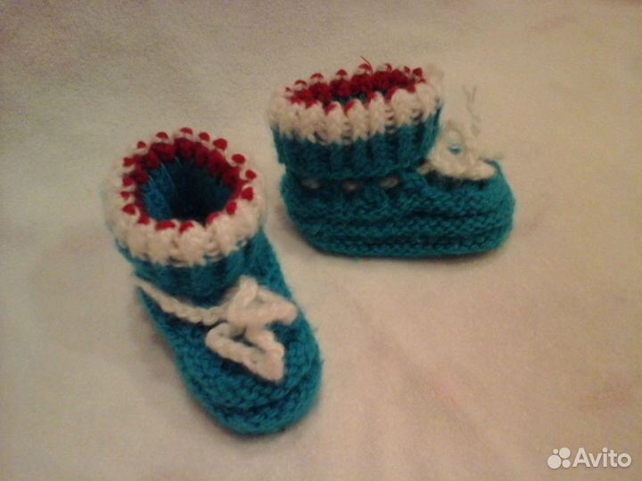 Пинетки вязанные