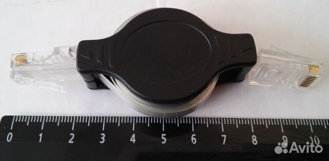 Кабель втягивающийся RJ45 LAN 1.5 m