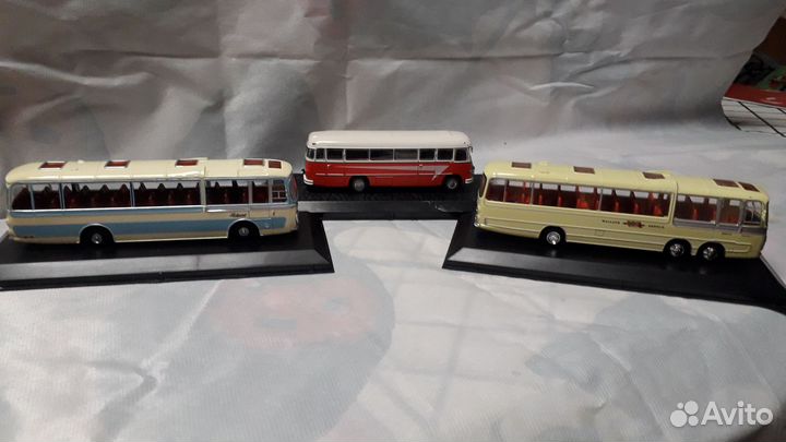 Модель автобусов 1/72