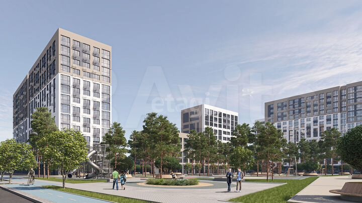 2-к. квартира, 54 м², 2/14 эт.