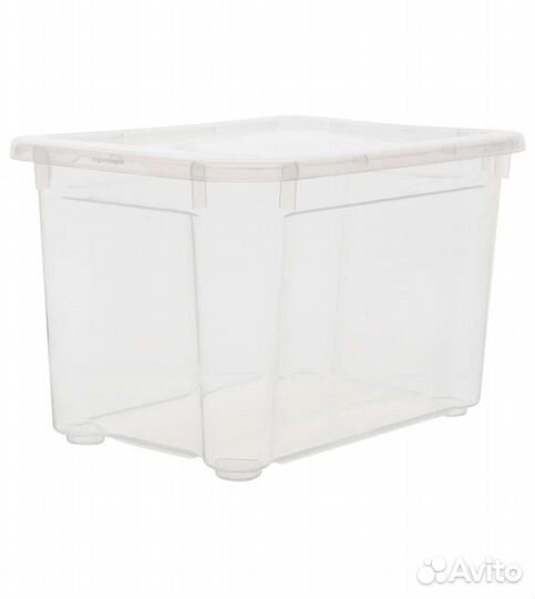 Контейнер пластиковый прозрачный с крышкой