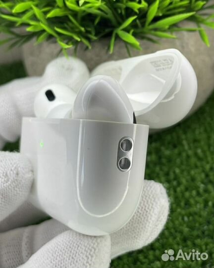 Airpods pro 2 с шумоподавлением TOP + чехол