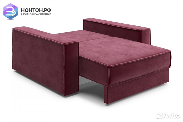 Кресло тик-так Сохо бордовое