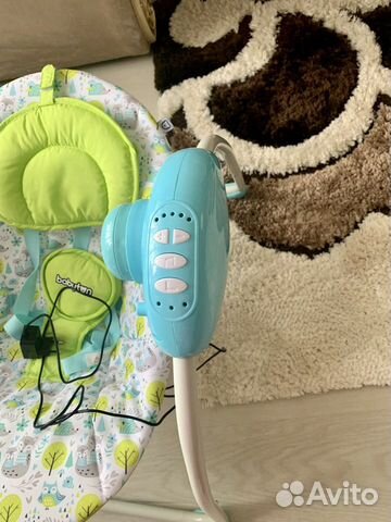 Детские электронные качели Babyton Sleepy Blue