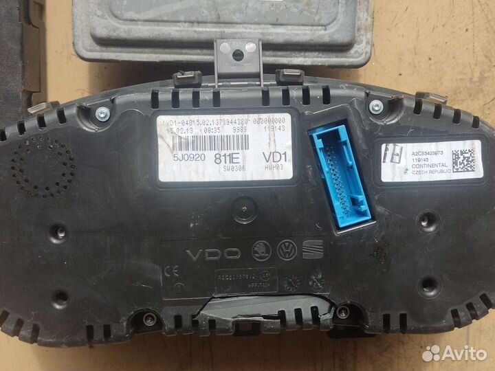 Комплект эбу Skoda fabia 1.2 CGP